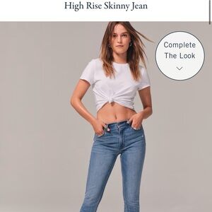Abercrombie & Fitch. The skinny high rise jeans. Size 30 extra long